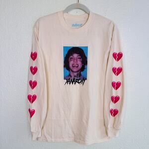 Lil Xan Shirt Mens Medium Total Xanarchy Tour Tee Concert Merch Rap Long Sleeve